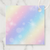 キュートユニコーンオールエイジズ子供の誕生日 フェイバータグ (裏面)