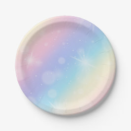 キュートユニコーンオールエイジズ子供の誕生日 ペーパープレート