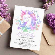 キュートユニコーンオールエイジズ子供の誕生日