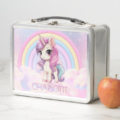 キュートユニコーンカスタム新学期 メタルランチボックス (インサイチュ)