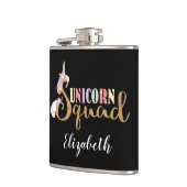 キュートユニコーンスクワッド金ゴールドグリッター妖精 フラスク (左)