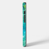 キュートユニコーンターコイズグリッタードリップフェイクグリッター Case-Mate iPhoneケース (裏面 / 左)