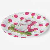 キュートユニコーンバースデーパーティー紙プレート ペーパープレート (アングル)