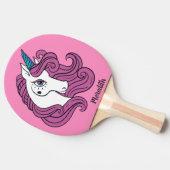 キュートユニコーン名前をカスタムする&カラー卓球ラケット 卓球ラケット (横)