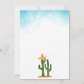 キュートユニークデスティネーションメモダンキシコスタイル 招待状 (裏面)