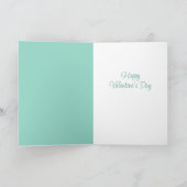 キュートユンコバードバレンタインパステルカラフルガーデン シーズンカード (内部)