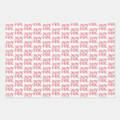 キュートヨガサンタナマスレーハッピーベリー ラッピングペーパーシート (正面2)