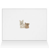 キュートヨークシャーテリアおもしろいヨークシャーテリアアニマルアート (内部横(上))