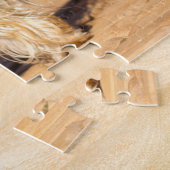 キュートヨークシャーテリアーヨークシャーテリアドッグパピー ジグソーパズル (側面)