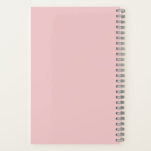 キュートヨークシャーテリアーヨークシャーテリア&フラワーアート ノートブック (裏面)