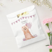 キュートヨークシャーテリアー誕生日 フェイバーバッグ (封をした状態)