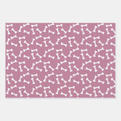 キュートヨークシャーテリアー誕生日 ラッピングペーパーシート (正面3)