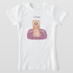 キュートヨークシャーテリアー誕生日Tシャツ Tシャツ