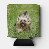 キュートヨークシャーランニングテリアズスルーグラス 缶クーラー (裏面)