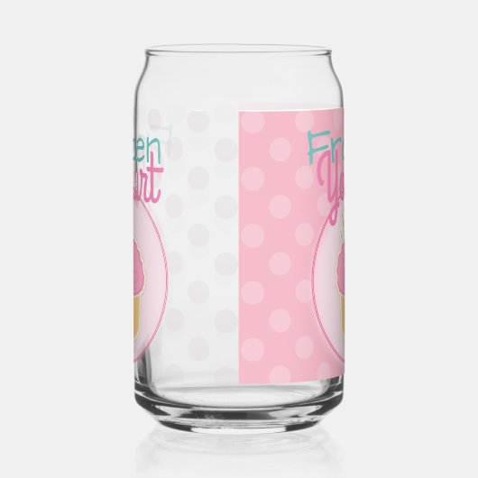 キュートヨーグ凍っていルト ガラス缶 (右)