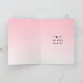 キュートラおもしろいマユーモアハッピーバースデー カード (内部)