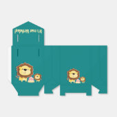 キュートライオンアンドベビークブ子供の誕生日 フェイバーボックス (折り畳みなし)