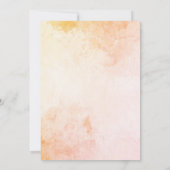 キュートライオンガール誕生日 招待状 (裏面)