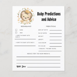 キュートライオンキングベビー予測とアドバイス