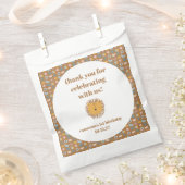 キュートライオンベビーアニマルカスタム誕生日ありがとう フェイバーバッグ (クリップ留めされた状態)