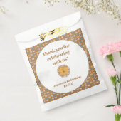 キュートライオンベビーアニマルカスタム誕生日ありがとう フェイバーバッグ (封をした状態)