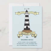 キュートライトハウス|記念日航海のパーティー 招待状 (正面)