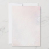 キュートライトピンクベビーバニーイースターブランチ 招待状 (裏面)