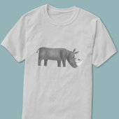 キュートライノセロス動物愛好家 Tシャツ