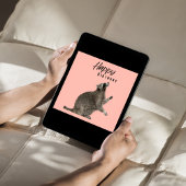 キュートラクーンハッピーバースデーカード シーズンカード