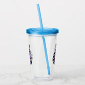 キュートラクーン食べ物ズ宇宙クリームコーン アクリルタンブラー (左)