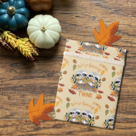 キュートラコオンズツインズ新生児ラッピング紙 ラッピングペーパー