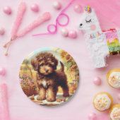 キュートラゴットロマグノロ絵を描ーズ ペーパープレート (パーティー)