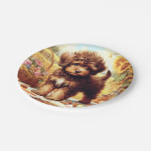 キュートラゴットロマグノロ絵を描ーズ ペーパープレート (アングル)