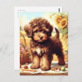 キュートラゴットロマグノロ絵を描ーズ ポストカード (正面/裏面)