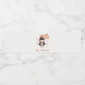 キュートラストエレガントボホプリンセスオンクラウド誕生日 ペットボトルラベル (シングルラベル)