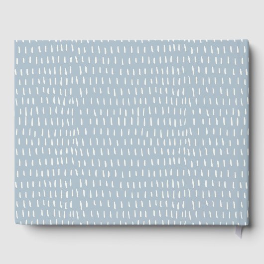 キュートラストネイビー飛行機ガーランドテディスターズ誕生日 ゲストブック (裏面)