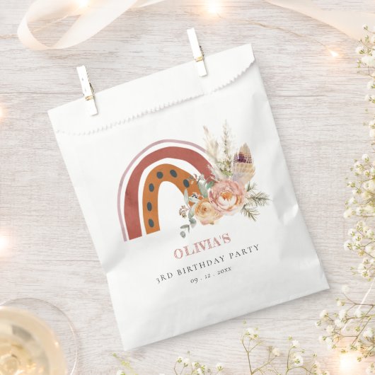 キュートラストボホフローラレインボニーエイジ誕生日 フェイバーバッグ (クリップ留めされた状態)