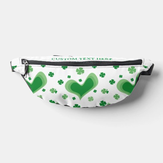 キュートラッキークローバーセントパトリックのデイファニーパックバッグ ファニーパック (レイダウン)
