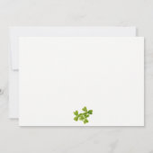 キュートラッキーシャムロックサンパトリックの日子供の誕生日 ノートカード (裏面)