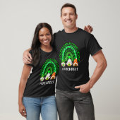 キュートラッキーレインボーアーキテクト格言ヒョウ幸せS Tシャツ (ユニセックス)