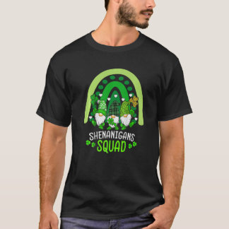 キュートラッキーレインボー格言シェナニガンズスクワッドサンパー Tシャツ