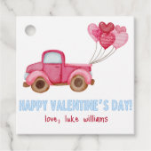 キュートラックヴァレンティネスラベル フェイバータグ (正面)