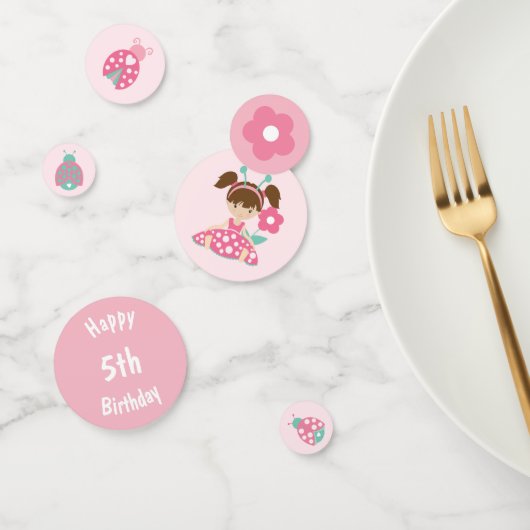 キュートラディバグガール誕生日 コンフェッティ (グループ)