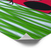 キュートラディバグファミリーイラストレーション ポスター (角)