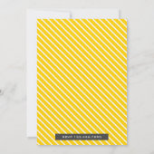 キュートラバーダック子供の誕生日パーティの招待状 招待状 (裏面)