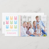 キュートラビットハッピーイースター シーズンカード (正面/裏面)