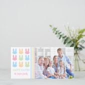 キュートラビットハッピーイースター シーズンカード (スタンド正面)