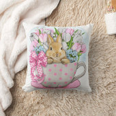 キュートラビットフラワーポット クッション