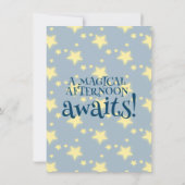 キュートラビットマジシャンオンステージマジカル誕生日 招待状 (裏面)