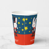 キュートラビットマジシャンオンステージマジカル誕生日 紙コップ (右)